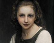 威廉阿道夫布格罗 - Portrait of a Young Girl